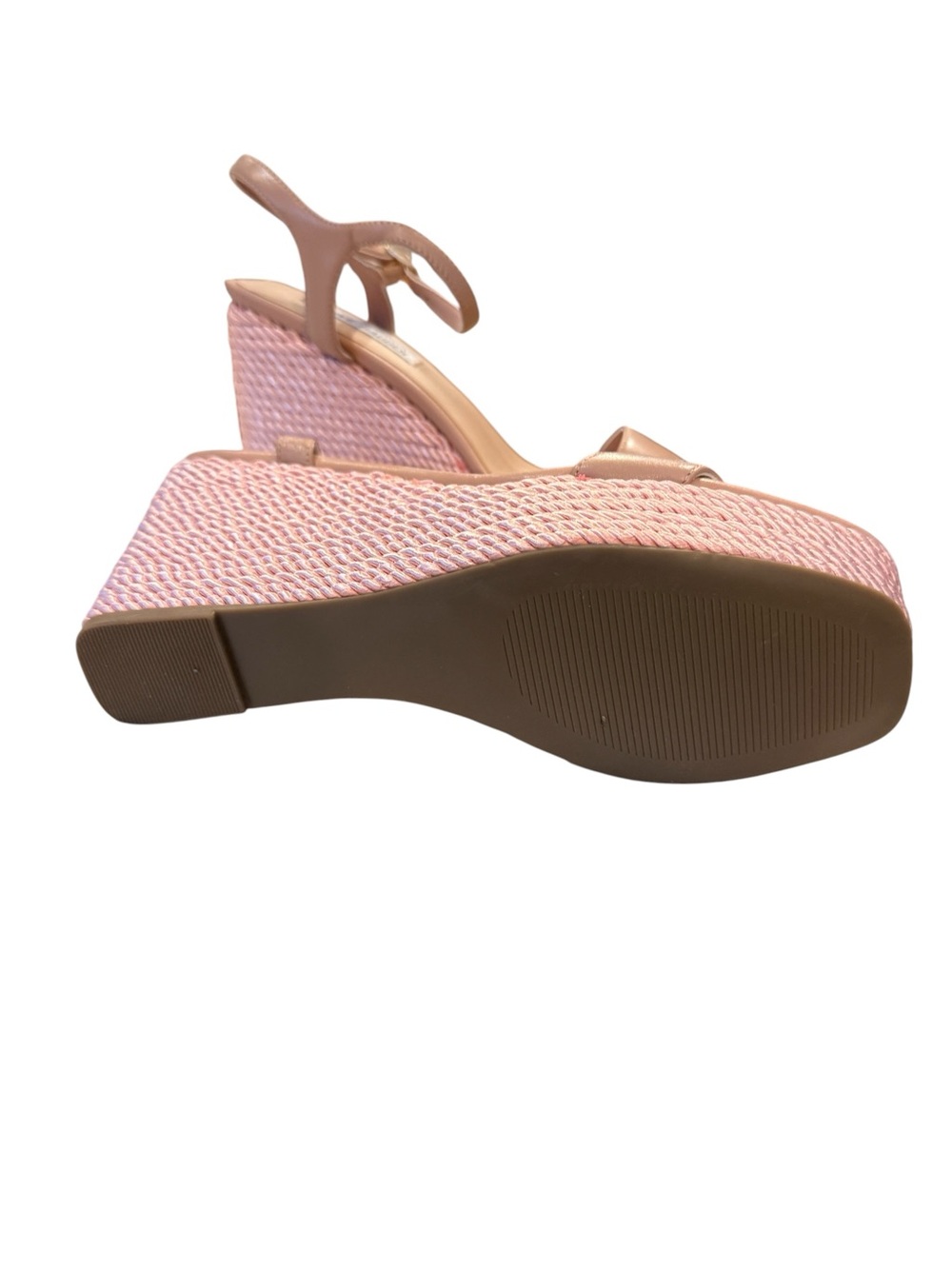 Steve Madden Tory Twist Wedge Sandals
Rope Platform Ankle Strap Pink 8.5 NEW - Picture 11 of 13